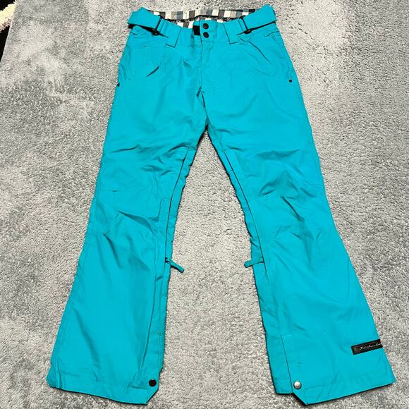 Ride Snowboards Snow Pants Womens XS Blue Green Ski - Picture 1 of 9